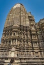 Famous erotic temple in Khajuraho, India Royalty Free Stock Photo