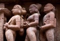 Stone carved in Khajuraho, India
