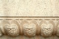 Stone carved pattern