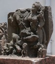 Stone Carved Sculpture of 11th Century AD Central India Royalty Free Stock Photo