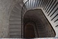 Stone Stairway with Iron Railing