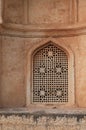 Stone carved window of a Bahmani Tomb at Dusk, Bidar, India