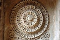 Stone carving at Adalaj Step well