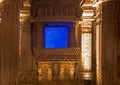 Stone carving at Adalaj step well . Ahmedabad, Gujarat