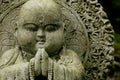 Stone carving fat buddha