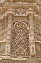 Stone carving at Jami Masjid (mosque), chapaner, Gujarat Royalty Free Stock Photo