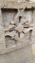 Stone carving on the pillars of an Indian Archeological site