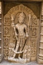 Stone carving at Rani ki Vav Royalty Free Stock Photo