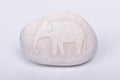 Elephant stone carving Royalty Free Stock Photo