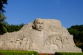 Stone carving of Sun Yat-sen