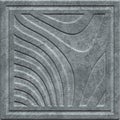 Stone carving texture with geometric pattern