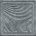 Stone carving texture with geometric pattern