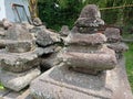 Stone Carvings on Ancient Ruins, Pahatan Batu di Situs Peninggalan Sejarah Royalty Free Stock Photo