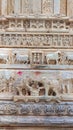 Stone carvings at Jagdish Temple, Udaipur, Rajasthan Royalty Free Stock Photo