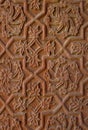Stone carvings on the temple wall. India