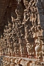 Stone carvings in Varadaraja Temple. India