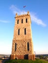 Stone Castle Tower in Tonsberg, Vestfold, Norway(on the top of hill) Royalty Free Stock Photo