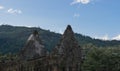 Stone Castle Wat Phu and Blue Sky in Champasak