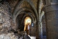 Stone ceiling vaults. Royalty Free Stock Photo