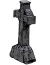 Stone Cemetery Cross Illustration Royalty Free Stock Photo