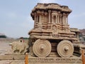 Stone chariot , Hampi Royalty Free Stock Photo