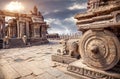 Stone chariot in Hampi