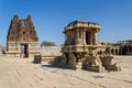 Stone Chariot in the Vittalla temple in Hampi