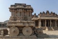 Stone Charriot at Vittala Temple ion Hampi, Karnataka, India