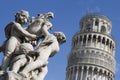 Stone Cherubs at the Leaning Tower of Pisa