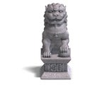 Stone chinese foo dog Royalty Free Stock Photo