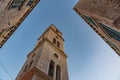 Stone church in the old town of Sibenik, Croatia Royalty Free Stock Photo