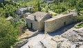 Stone church sited in a town of Spain, Montanana