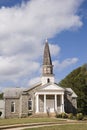 Stone Church Wood Shingles Royalty Free Stock Photo