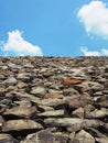 Stone and clearly sky Royalty Free Stock Photo