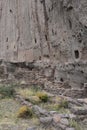 Stone Cliff Dwelling Ruins in Los Alamos New Mexico Royalty Free Stock Photo