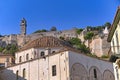Stone clock tower,Acronafplia castle in Nafplio city Royalty Free Stock Photo