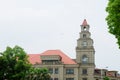 Stone Clock Tower Shanghai China Royalty Free Stock Photo