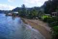 The stone coast. Dominica island