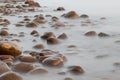 Stone coast near the sea