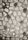 Stone Cobble Wall Royalty Free Stock Photo