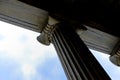 Stone column against sky