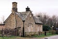 Stone cottage in countryside Royalty Free Stock Photo