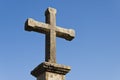 Stone cross Royalty Free Stock Photo
