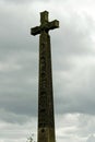 Stone cross at Durham Cathedral, England Royalty Free Stock Photo