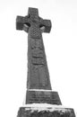 Stone Cross - War Memorial in Pitlochry Royalty Free Stock Photo