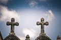 Stone crosses Royalty Free Stock Photo
