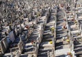 Stone crosses and graves on mallorcaÃÂ´s cemetery