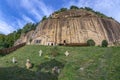 Stone Crows Monastery, Village of Jgheaburi, Corbi commune, ArgeÃâ¢ county, Romania Royalty Free Stock Photo