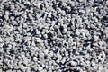 Stone crushed stone on the construction site as an abstract background Royalty Free Stock Photo