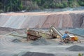 Stone crusher in surface mine. hdr image